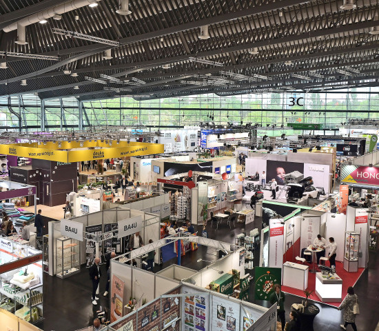  A bird’s eye view of the exhibition halls.