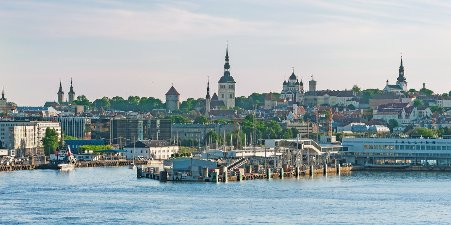 The skyline of Estonia’scapital Tallinn.