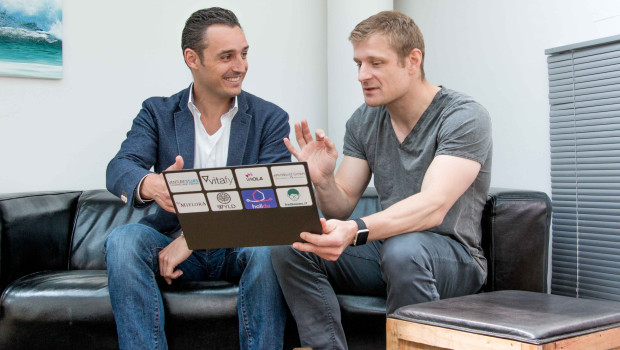 Marco Hierling (left), founder and CEO of Alphapet Ventures, is driving the growth strategy by appointing other industry experts to the advisory board, including Stefan Pfannmöller, founder of Venture Stars and co-founder of Alphapet.