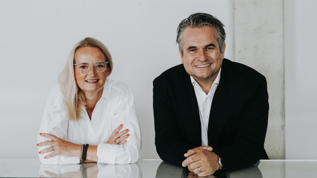 The new management duo at Hunter: Nadine Trautwein and Jan Oßenbrink.